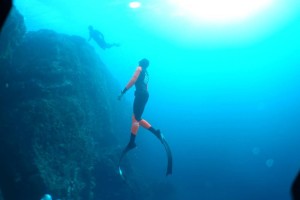 Plongée en mer en apnée