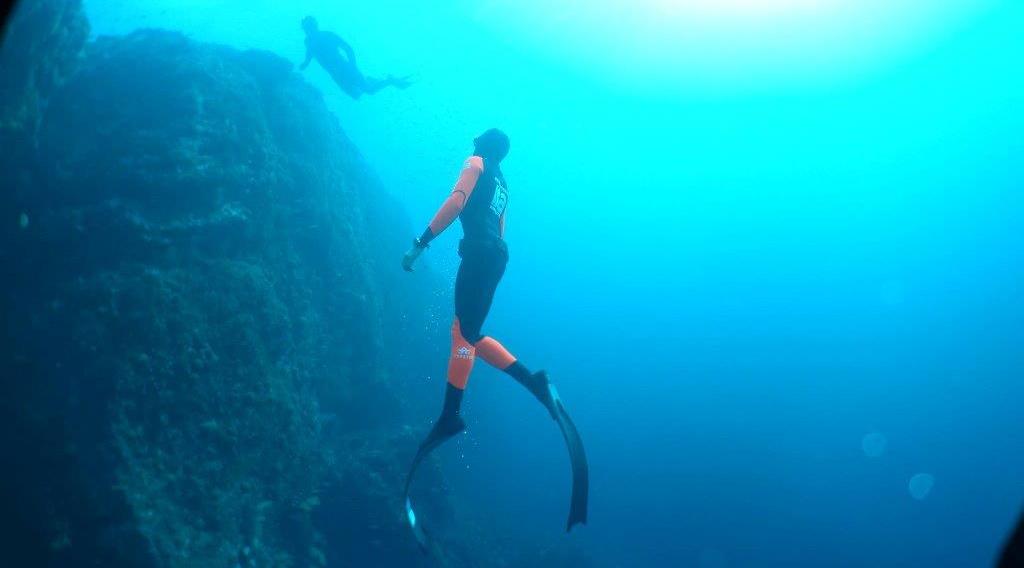 Plongée en mer en apnée