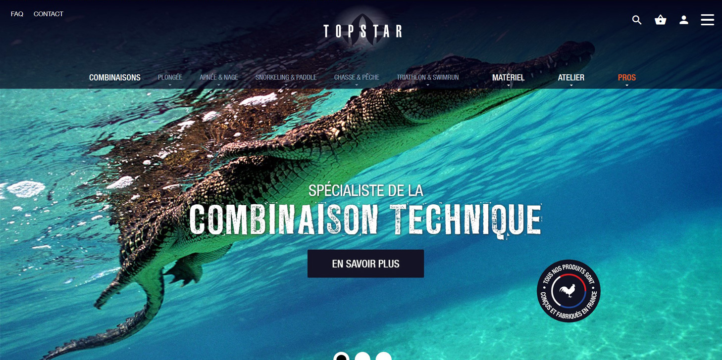 Voici le nouveau site internet Topstar Nouveau site internet Topstar